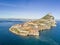 Famous Gibraltar rock on overseas british territory, Iberian Pen