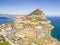 Famous Gibraltar rock on overseas british territory, Iberian Pen