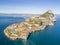 Famous Gibraltar rock on overseas british territory, Iberian Pen