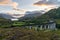 Famous Glenfinnan Railway Viaduct in Scotland