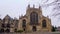 Famous Gloucester Cathedral in England - GLOUCESTER, ENGLAND - JANUARY 1, 2019