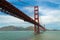 The famous Golden Gate Bridge in San Francisco California