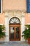 Famous Gritti Palace five stars luxury hotel entrance portal in Venice, Italy