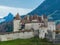 Famous Gruyere Castle in Switzerland also called Schloss Greyerz