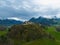 Famous Gruyere Castle in Switzerland also called Schloss Greyerz