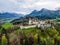 Famous Gruyere Castle in Switzerland also called Schloss Greyerz