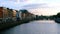 Famous Ha Penny Bridge in Dublin, Ireland during the day