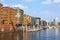 Famous Hafencity nord in the Speicherstadt in Hamburg