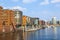 Famous Hafencity nord in the Speicherstadt in Hamburg