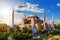 Famous Hagia Sophia Mosque in Istanbul, Turkey