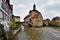 Famous half-timbered house in Bamberg, Germany.