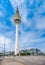 Famous Heinrich-Hertz-Turm, in the city Hamburg, Germany