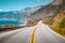 Famous Highway 1 at Big Sur, California Central Coast, USA