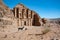 The famous historic city of Petra in Jordan