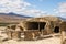 Famous historic Uplistsikhe rock-hewn town in eastern Georgia