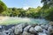 The famous Hot Spring lake Beitou Thermal Valley