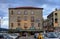 Famous hotel and restaurant of Sisteron city, Alpes de Haute Provence, France