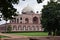 Famous Humayun\'s Tomb in Delhi, India. It is the tomb of the Mughal Emperor Humayun