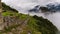 The famous inca ruins of machu picchu in peru