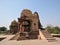 Famous Indian tourist landmark - Kandariya Mahadev Temple, Khajuraho, India. Unesco World Heritage Site