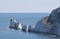 The famous isle of wight needles