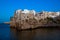The famous Italian cliffs and town of Polignano a Mare. Puglia