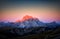 Famous Italian National Park Tre Cime di Lavaredo at sunrise