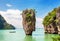 Famous James Bond island near Phuket