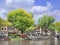 Famous Jordaan district in Amsterdam canal belt, Netherlands.