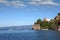 Famous Jovan Kaneo church Lake Ohrid landscape