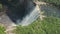 Famous Kaieteur waterfall in Guyana filmed from an airplane  2