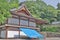 Famous Kibitsu Jinja shrine in Okayama, Japan