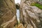 Famous Kjerag boulder, Norway