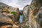 Famous Kjerag boulder, Norway