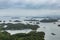 Famous kujuku Islands overlook in Sasebo, Kyushu