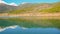 Famous lake Doxa in Peloponnese Greece landscape.