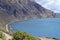 The famous lake general Carrera race on the austral road of chile