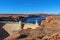 Famous Lake Powell (Glenn Canyon) Dam Near Page, Arizona, USA