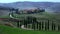 Famous Landmark in Tuscany - The Crete Senesi - TUSCANY, ITALY - NOVEMBER 24, 2021 - TUSCANY, ITALY - NOVEMBER 26, 2021