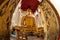 The famous large sitting Buddha in Thai Temple.