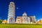 The famous Leaning Tower in Pisa, Italy