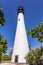 Famous lighthouse at Cape Florida at Key Biscayne