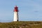 Famous Lighthouse List-West at Lister Ellenbogen at Sylt island