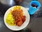 Famous Malaysia cuisine called Nasi Kandar