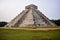 The famous Mayan pyramid Chitzen Itza in the morning