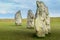 Famous megalith menhirs in UK