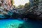 Famous Melissani lake on Kefalonia island, Greece