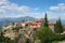 Famous Meteora monasteries over the rock