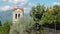 Famous Meteora monasteries over the rock