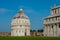 Famous Miracle square in Pisa, Italy